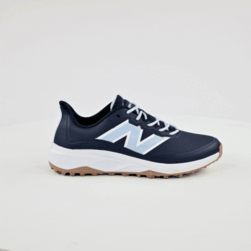 NEW BALANCE Womens Fresh Foam Contend V3 Waterproof Golf Shoe - Spikeless Navy