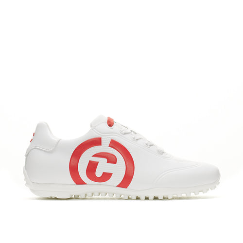 SIZE UK 9 - DUCA DEL COSMA Queenscup Golf Shoe White/Red