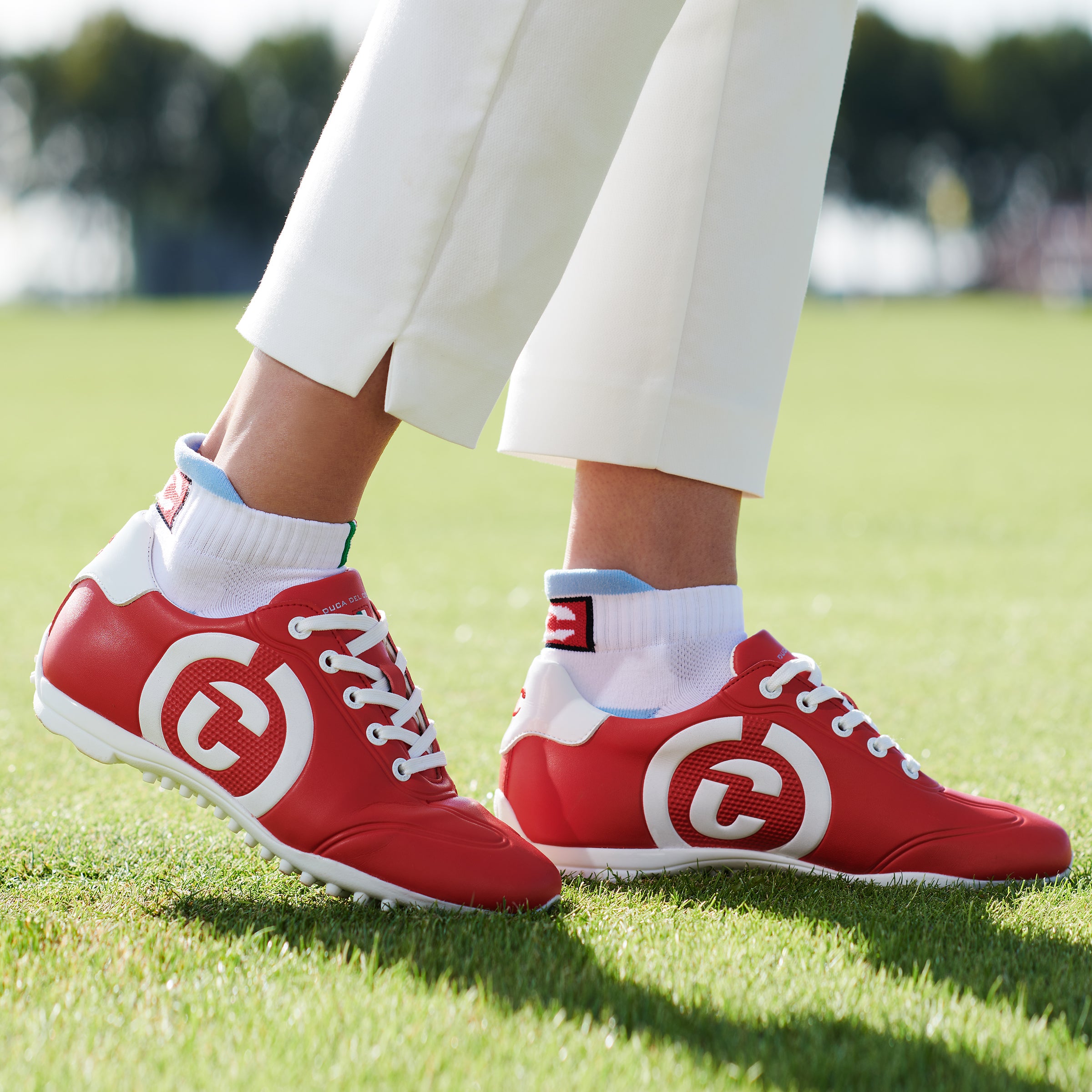 TAILLE 9 Chaussure de golf DUCA DEL COSMA Queenscup Rouge