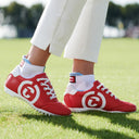 SIZE 9 - DUCA DEL COSMA Queenscup Golf Shoe Red
