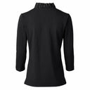 SIZE XS - DAILY SPORTS Patrice 3/4 Sleeve Polo 166 Black