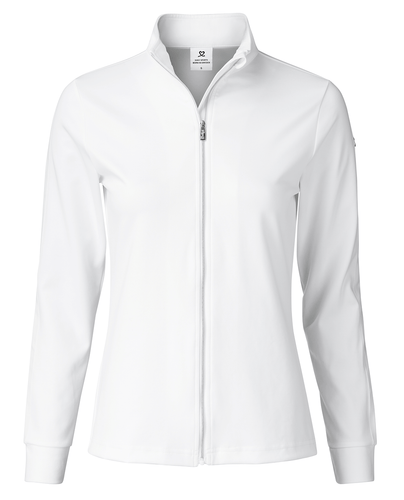 SIZE XS - DAILY SPORTS Anna Long Sleeve Full Zip 192 White