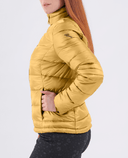 CHERVO Marbles Faux Down Jacket Yellow Gold