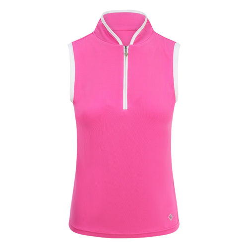 TAILLE XS - Polo sans manches PURE GOLF Bloom 015 Azalea Pink