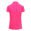 SIZE XS - PURE GOLF Bloom Cap Sleeve Polo 012 Hot Pink