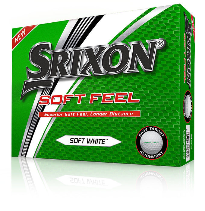 SRIXON Soft Feel 12 balles de golf blanches