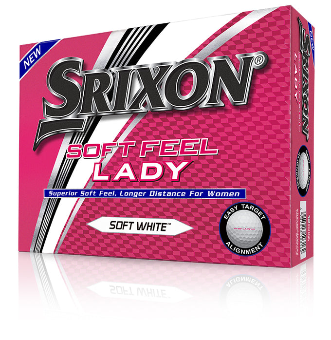 SRIXON Soft Feel Lady 12 Golf Balls White