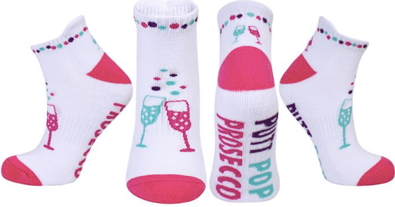 SURPRIZE SHOP 'Putt Pop Prosecco' Socks
