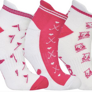 SURPRIZESHOP Socks Pink Pack of 3 - 4-7 / Pink