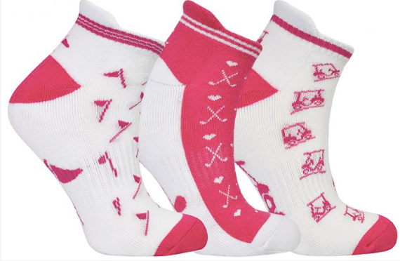SURPRIZE SHOP Socks Pink Pack of 3
