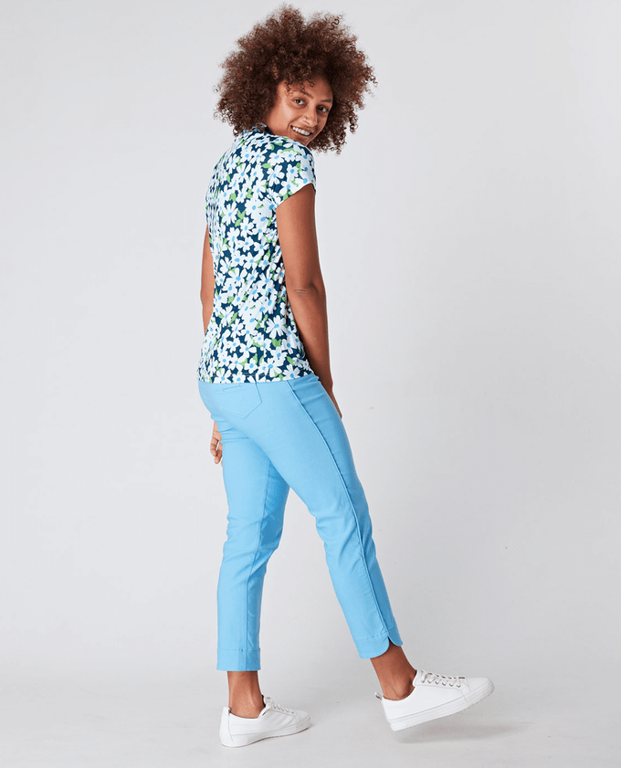 SWING OUT SISTER Danielle 7/8 Trouser Tranquil Blue