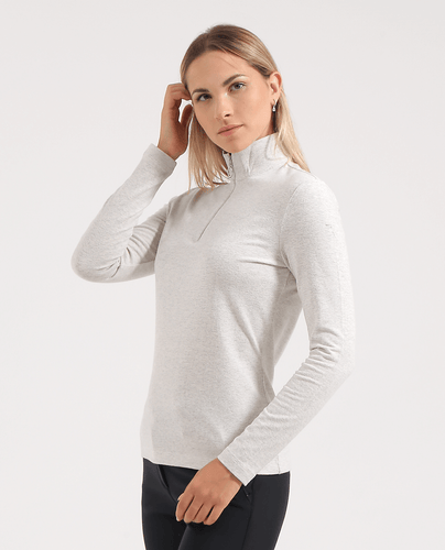 TAILLE 8 - CHERVO Teverde Half Zip Thermo Top Hiver Blanc