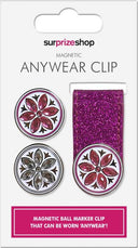 SURPRIZE SHOP Anywear Magnetic Ball Marker Clip Pink Glitter